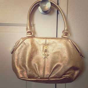 Victoria Secret gold handbag