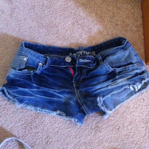 Denim shorts