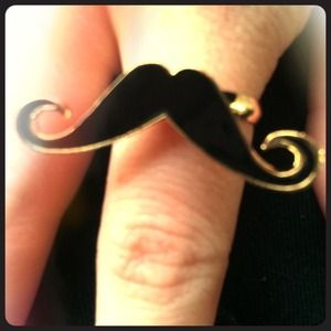 BRAND NEW ADJUSTABLE MUSTACHE RING! 9 IN STOCK!