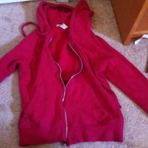Pink zip up