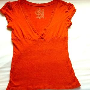 Deep orange top!
