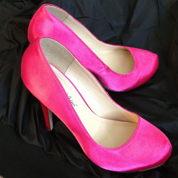 Hot pink heels