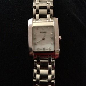 Authentic Fendi stainless steel watch