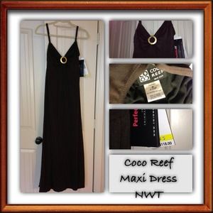 💕Coco Reef Brown Maxi Dress💕 Brand New☀️☀️