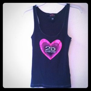 2b bebe black top.💋