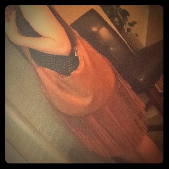 Jessica Simpson Fringed Handbag