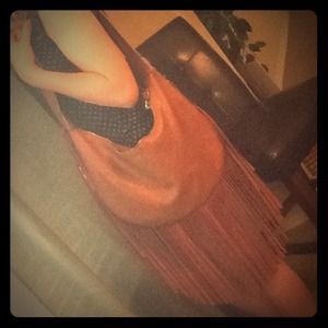 Jessica Simpson Fringed Handbag