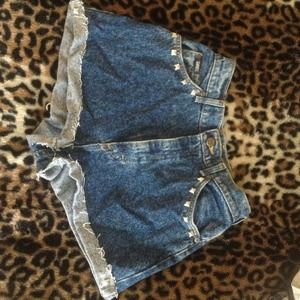 High wasted lee jeans shorts