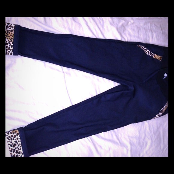 Chic denim leggings