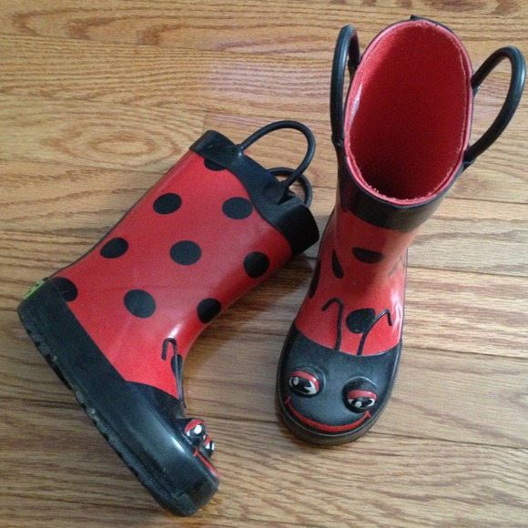 Ladybug Rainboots