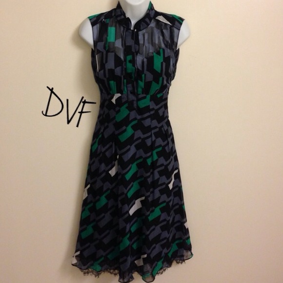 $395 Diane von Furstenberg silk dress