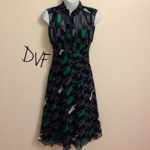 $395 Diane von Furstenberg silk dress