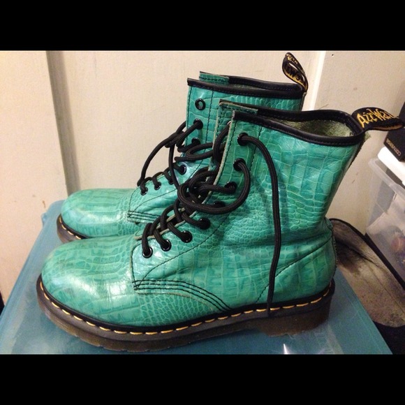 Awesome Light Green Croc Dr. Marten's!
