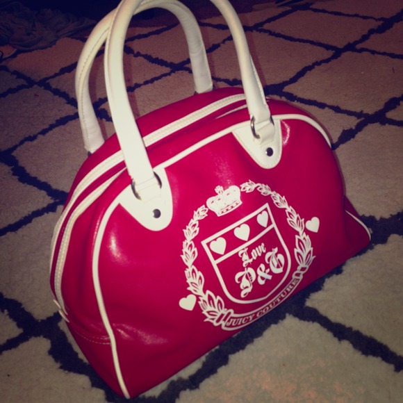Juicy Couture red bowler bag