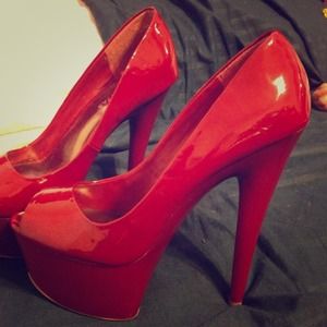 Red Heels  (Just Fab) Negotiable