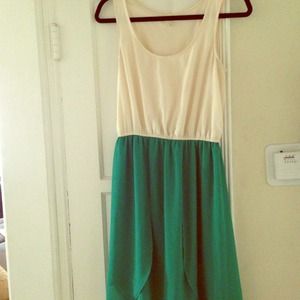 Bundle for high low dress & blk white maxi dress