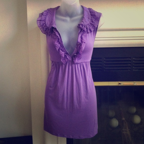 💜Arden B SLEEVELESS RUFFLE DRESS💜