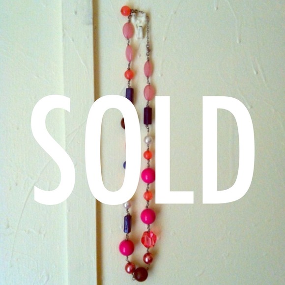 Chunky beaded necklace