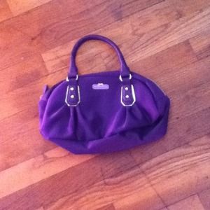 Victoria's Secret purple purse.