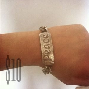 Lucky Brand rusty silver bracelet (os)