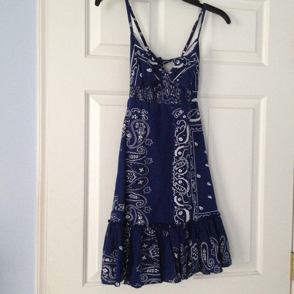 GUESS Navy Blue Sundress