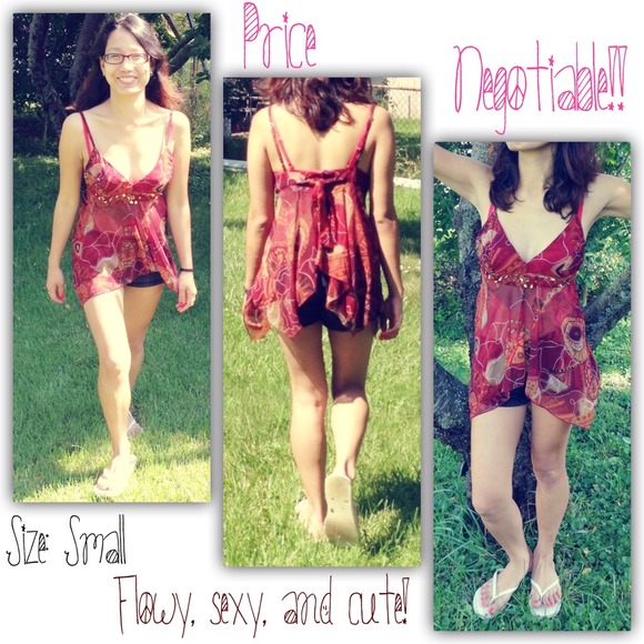 Sexy Chiffon Handkerchief Cami