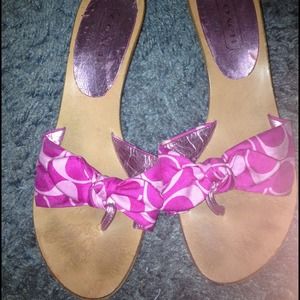 Bundle!!Authentic coach sandals!