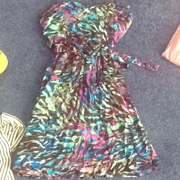 Strapless sundress