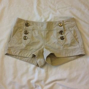 Khaki high waisted shorts from Expess