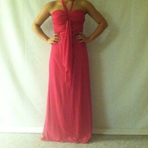 Long Pink Gown Size 10