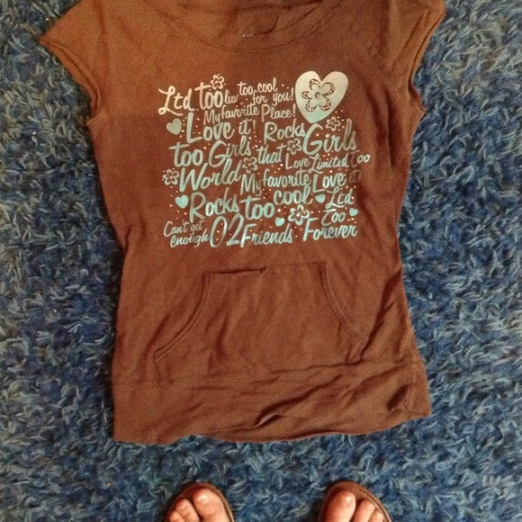 Brown and blue shirt