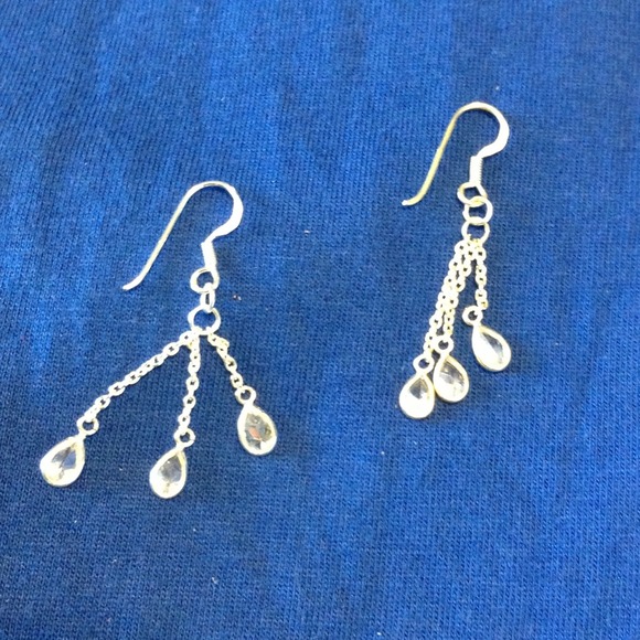 925 Sterling Silver earrings. - Picture 2 of 2
