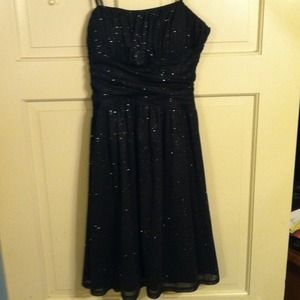 Glitter formal cocktail dress