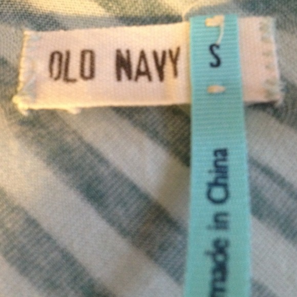 Old Navy Mint Stripped Dress - Picture 3 of 4