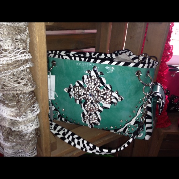 SOLD....Western cross purse