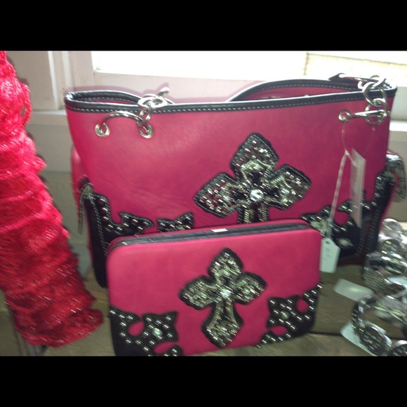 SOLD Western bling cross purse/wallet - Picture 1 of 1