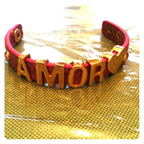 TRADED...BCBG PINK & GOLD BRACELET