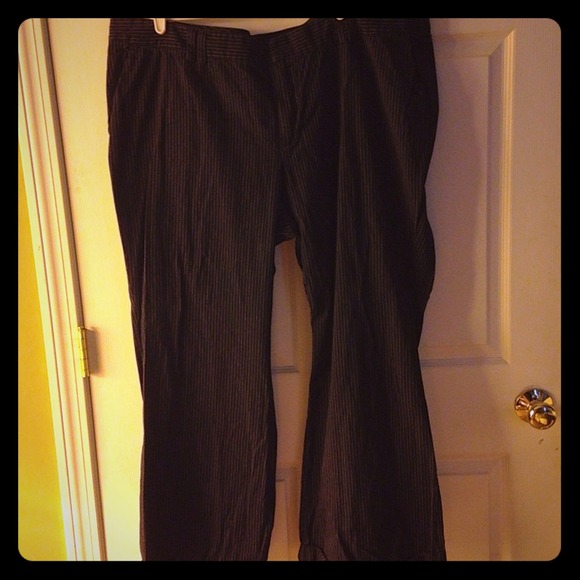 Plus Size pinned stripe pants hipster style💥sale