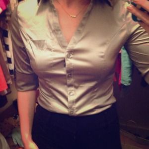 Express elite stretch button down too -Sz xs