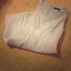 Blue and white Nautical striped dress Sz S