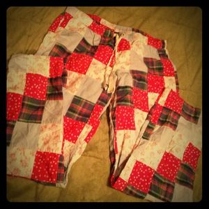 American Eagle Patchwork Dorm Pants