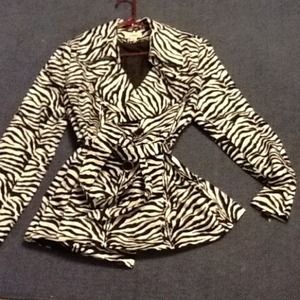 Zebra print jacket!