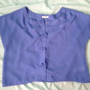 Periwinkle bow bottom top 🎀