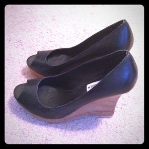 ⛔Reserved⛔Black Steve Maden wedges