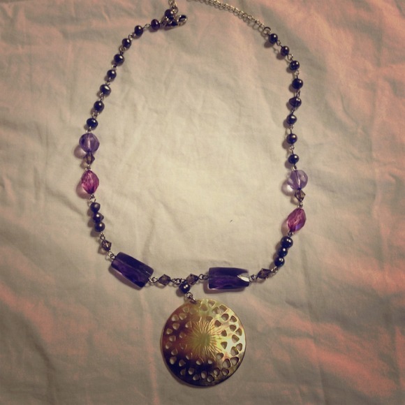 Lia Sophia Purple Necklace