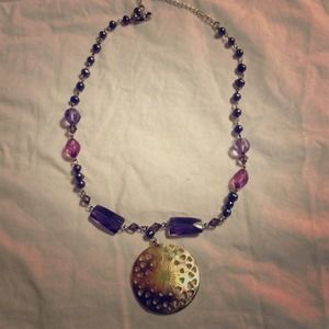 Lia Sophia Purple Necklace