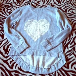 🎀REDUCED🎀Cotton ON valentine heart hi-Lo sweater