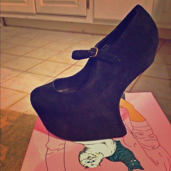 Jeffrey Campbell Shoes - Jeffery Campbell night walk platform