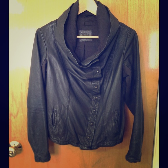 RESERVED All Saints Kaito Leather Jacket
