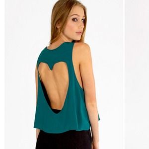 Cut out heart shirt .reserved!